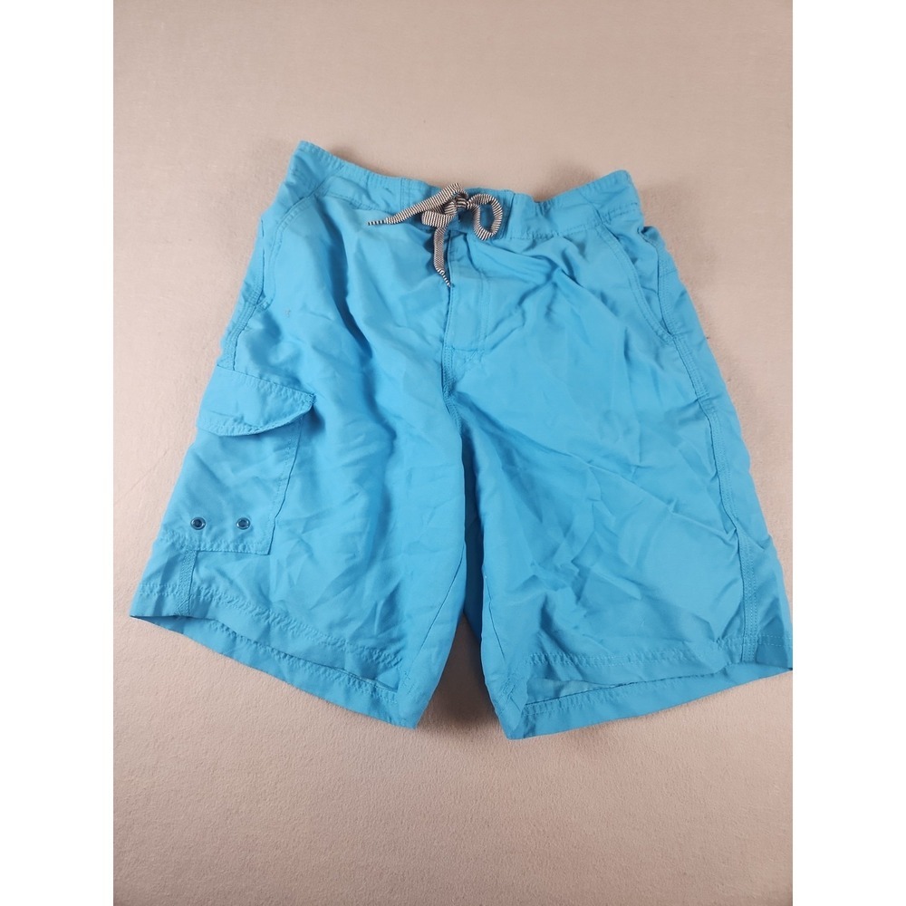 Vintage Roebuck & Co. Swim Trunks Mens Medium Blue Shorts Bathing Suit Swimsuit